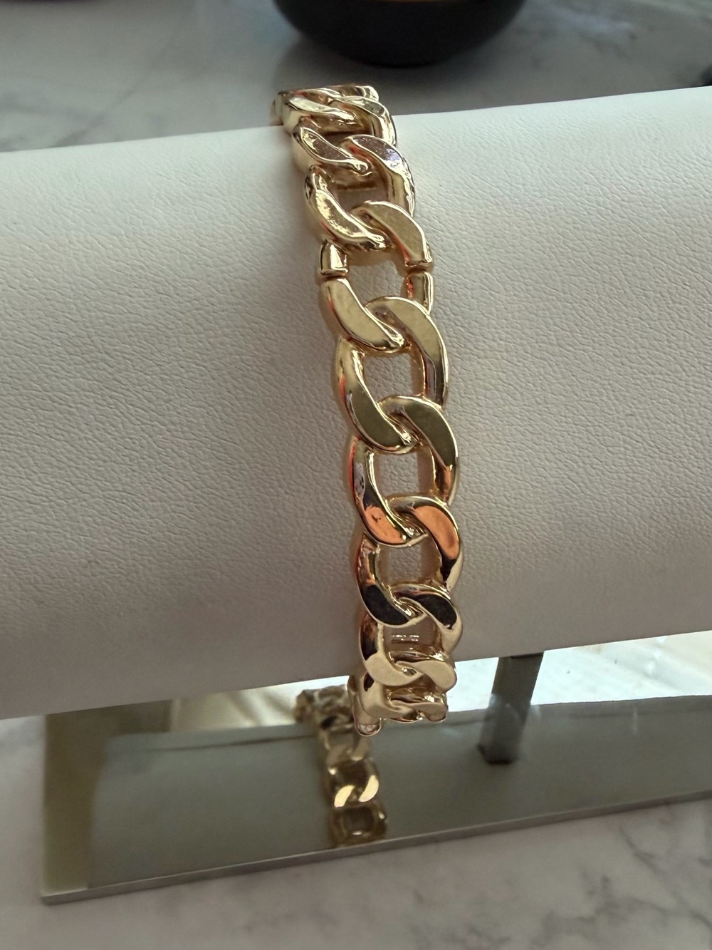 Chunky Gold Link Bracelet